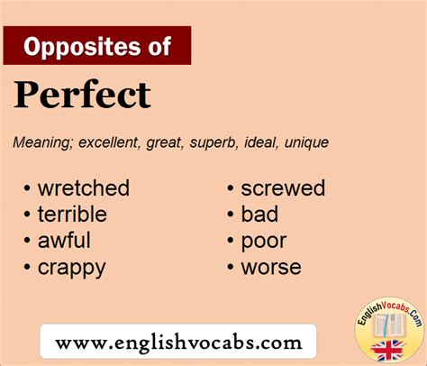 antonym for perfection|stronger word for perfect.